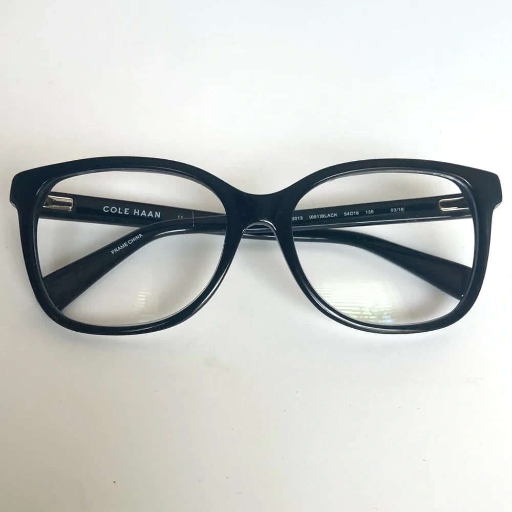 COLE HAAN CH5013 Black 54/16 135 Black Women’s Eyeglass Frames